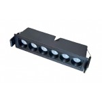 Foco empotrar LED fijo Cuadrado 127x40mm MINI 10W, Blanco ó Negro